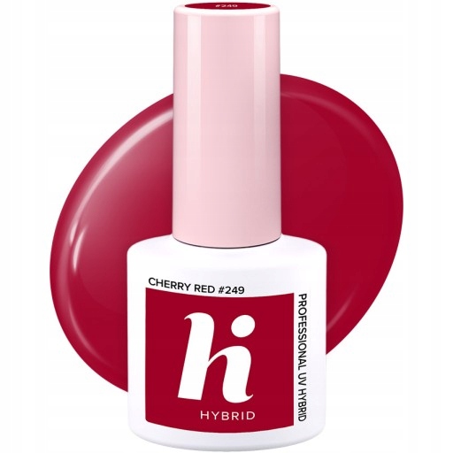 HI HYBRID LAKIER HYBRYDOWY 249 CHERRY RED 5ml