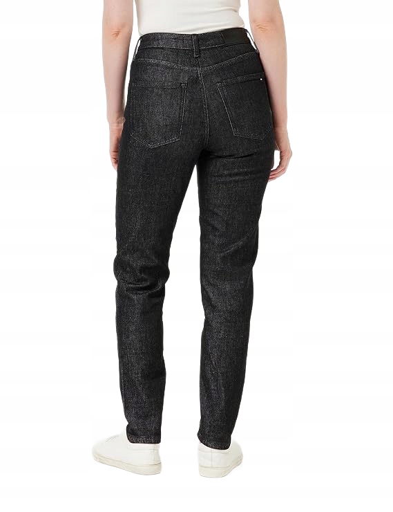 Tommy Hilfiger Černé Džíny Úzké Nohavice Středního Střihu Z Bavlny 33/30 6BA