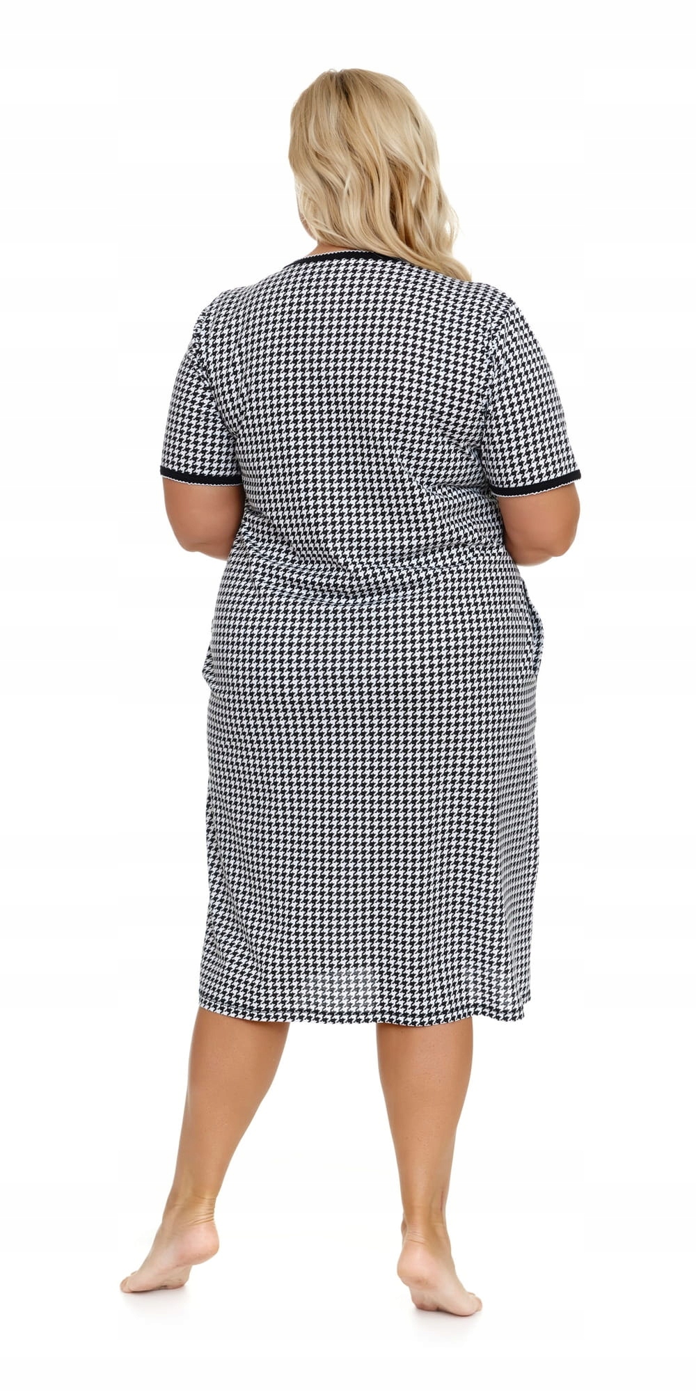 DOCTOR NAP 5157 KOSZULA NOCNA W PEPITKĘ PLUS SIZE r[2XL] Rozmiar XXL