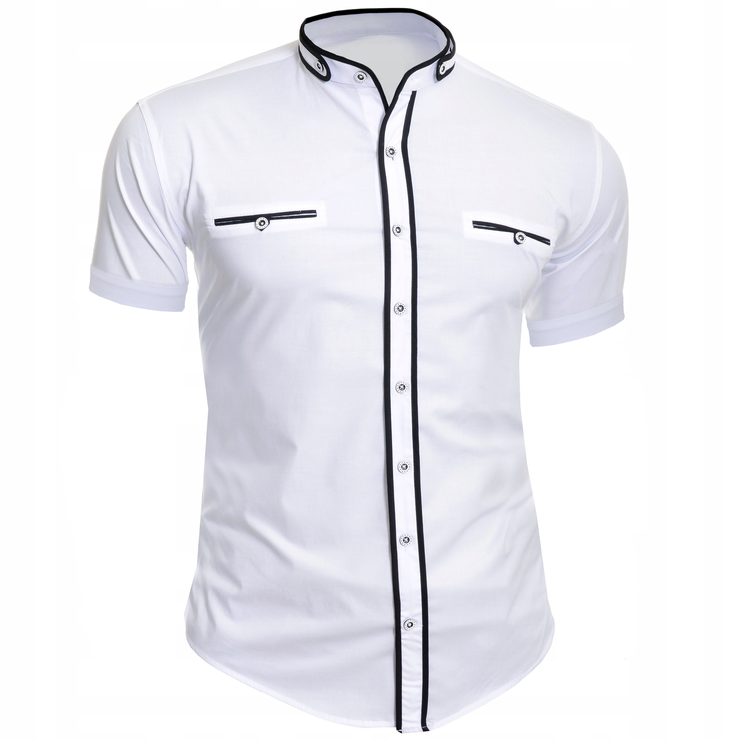 Pánská Elegantní košile Každodenní stojáček Regular Svatba Svatební Hostina