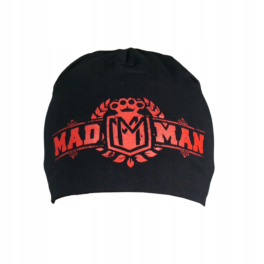 

Czapka zimowa męska czarna Logo Madman L