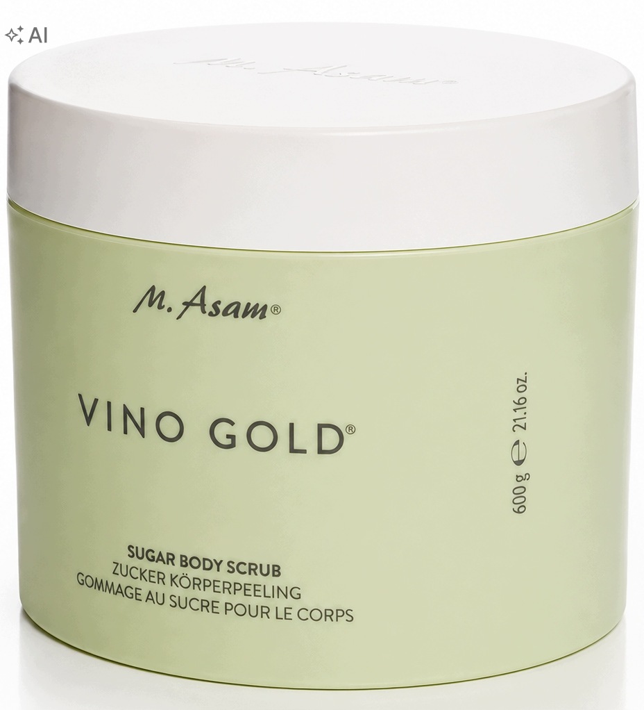 M.asam Vino Gold Cukrový Tělový Peeling 600 G Veganský Olej Z Hroznových Jader