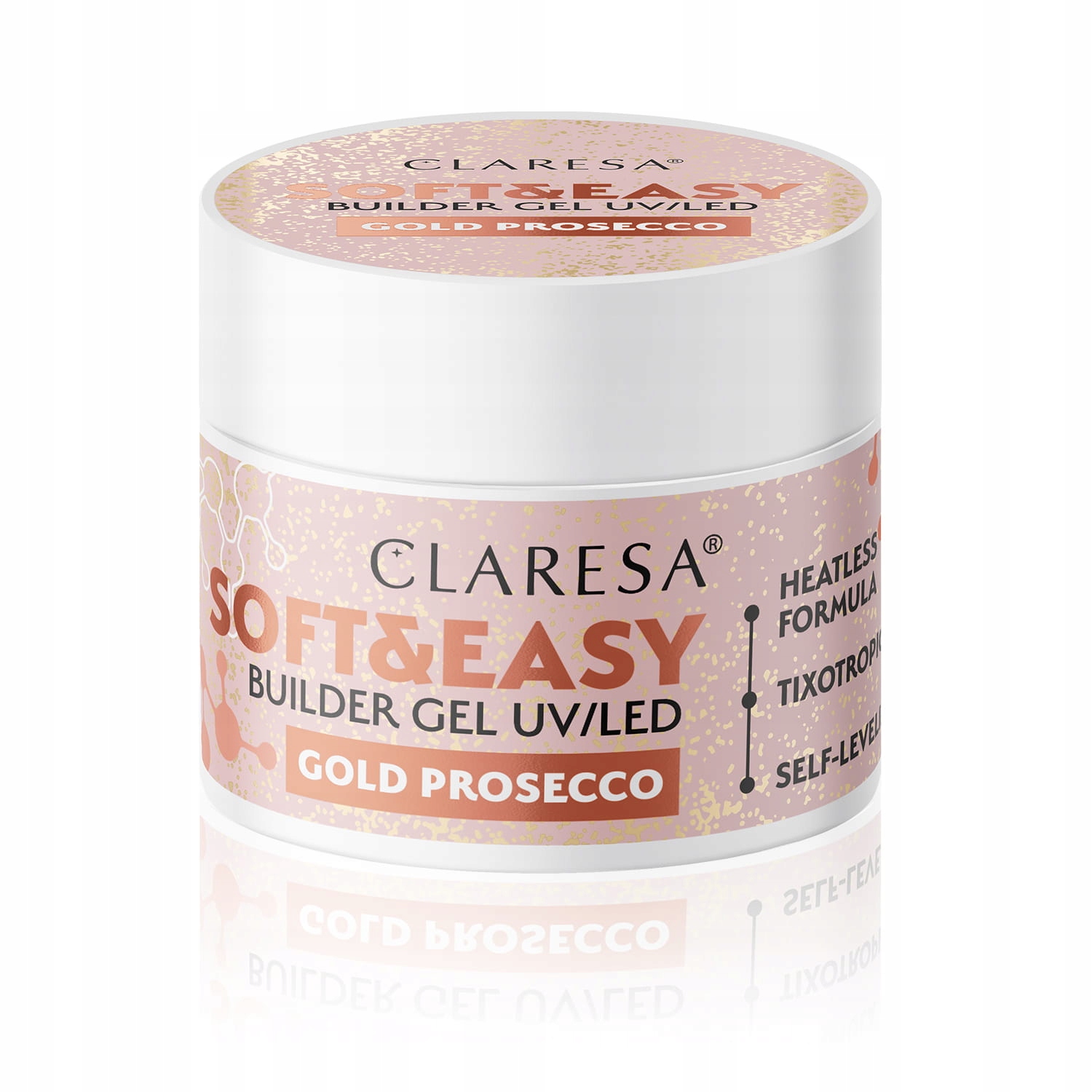 Stavební gel Claresa hnědý 90 ml