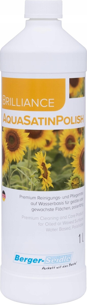 Berger-Seidle Brilliance AquaSatin Polish 1L vosk na olejované podlahy