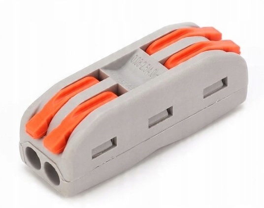 

Szybkozłącze kostka elektryczna przelotowa 2 torow