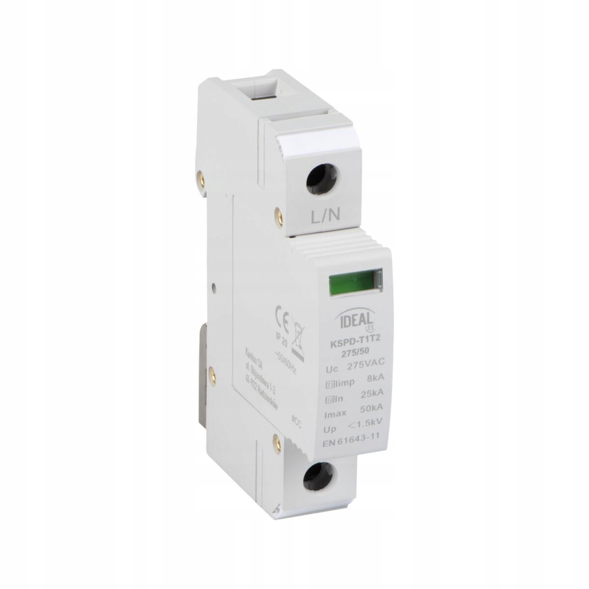 Omezovač přepětí 1P KSPD-T1T2 275/50 Kanlux