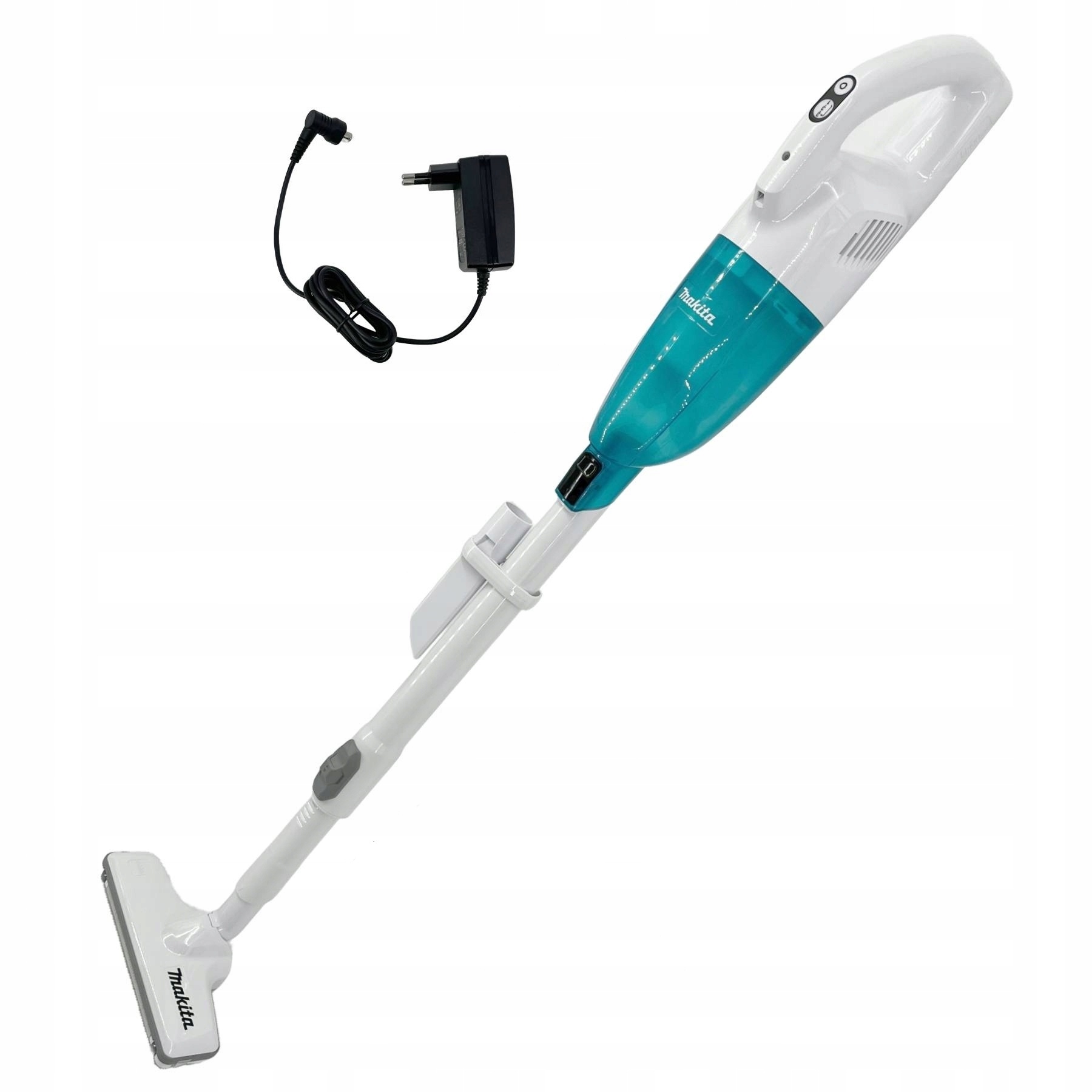 vertikálny akumulátorový vysávač Makita CL117FDX2 batérie 12V 2Ah modrý