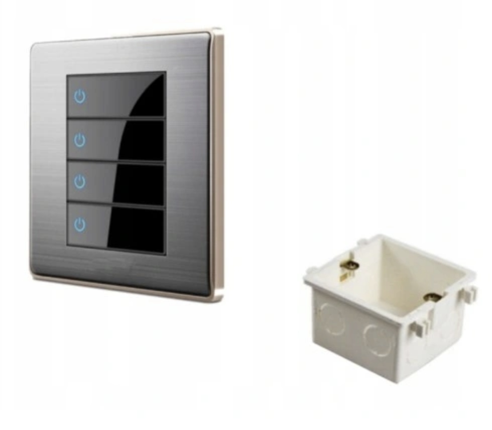 

Włącznik Światła Poczwórny Led 110-250V Metal Bihu