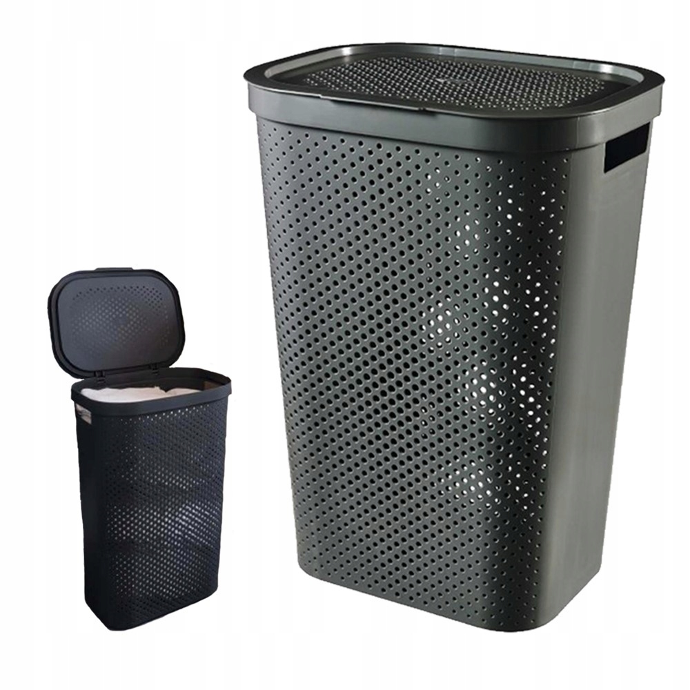 

Kosz na Pranie Bieliznę Kufer 60l Curver Grafitowy