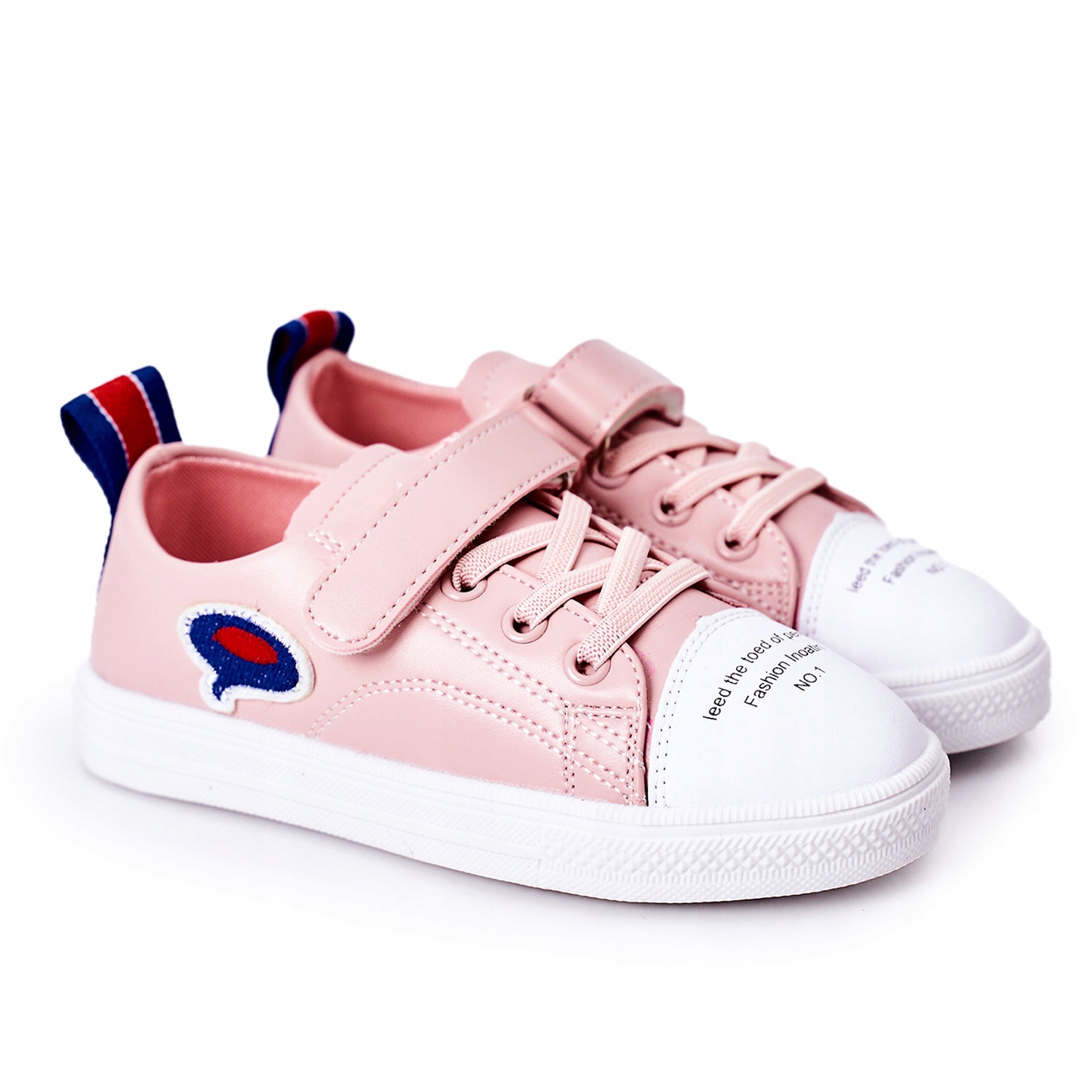 

Dziecięce Tenisówki Trampki Na Rzep Różowe 27