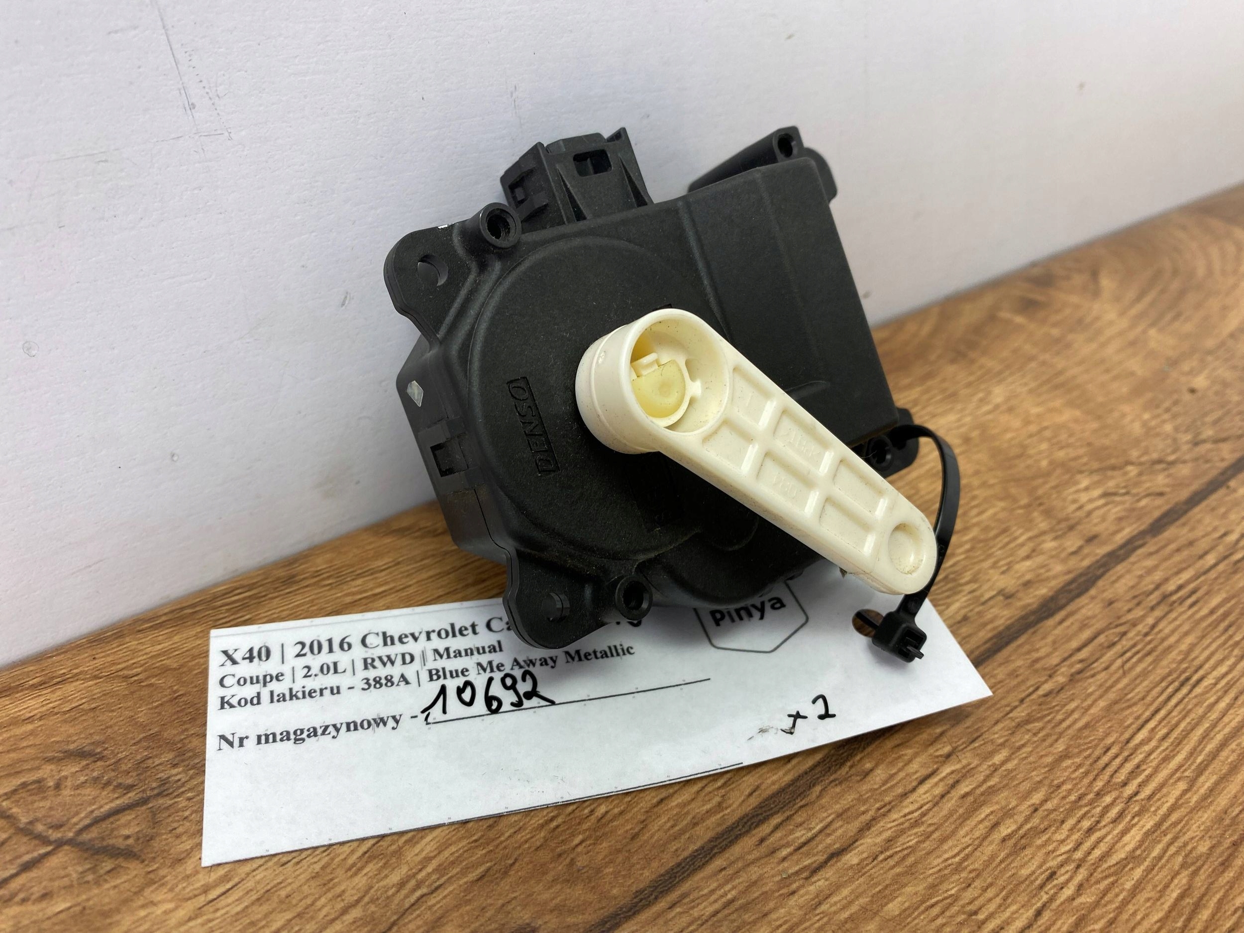 Motorino klap BOCCHETTE GRUPPO STUFA RISCALDAMENTO Chevrolet Camaro 2016+