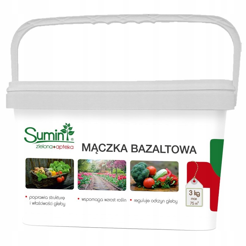 

Mączka Bazaltowa Sumin 3 kg Środek Mineralny