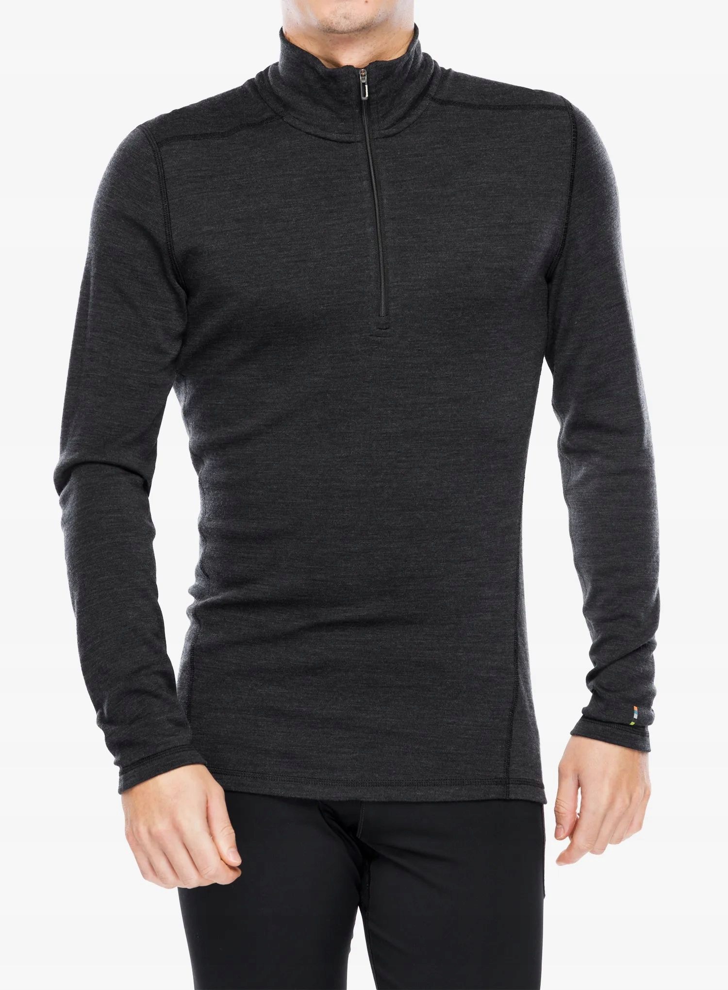 Mikina Smartwool Classic Thermal Merino Bl 1/4 Zip-charcoal S