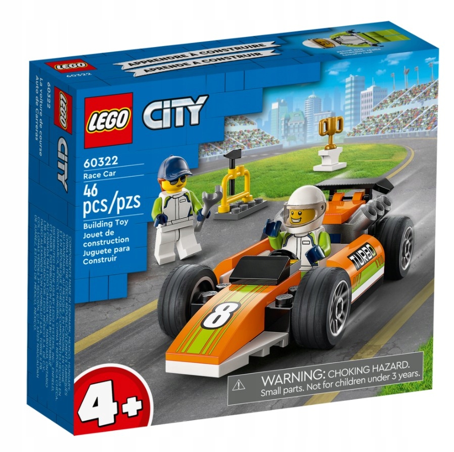 

Lego City 60322 Samochód Wyścigowy Klocki