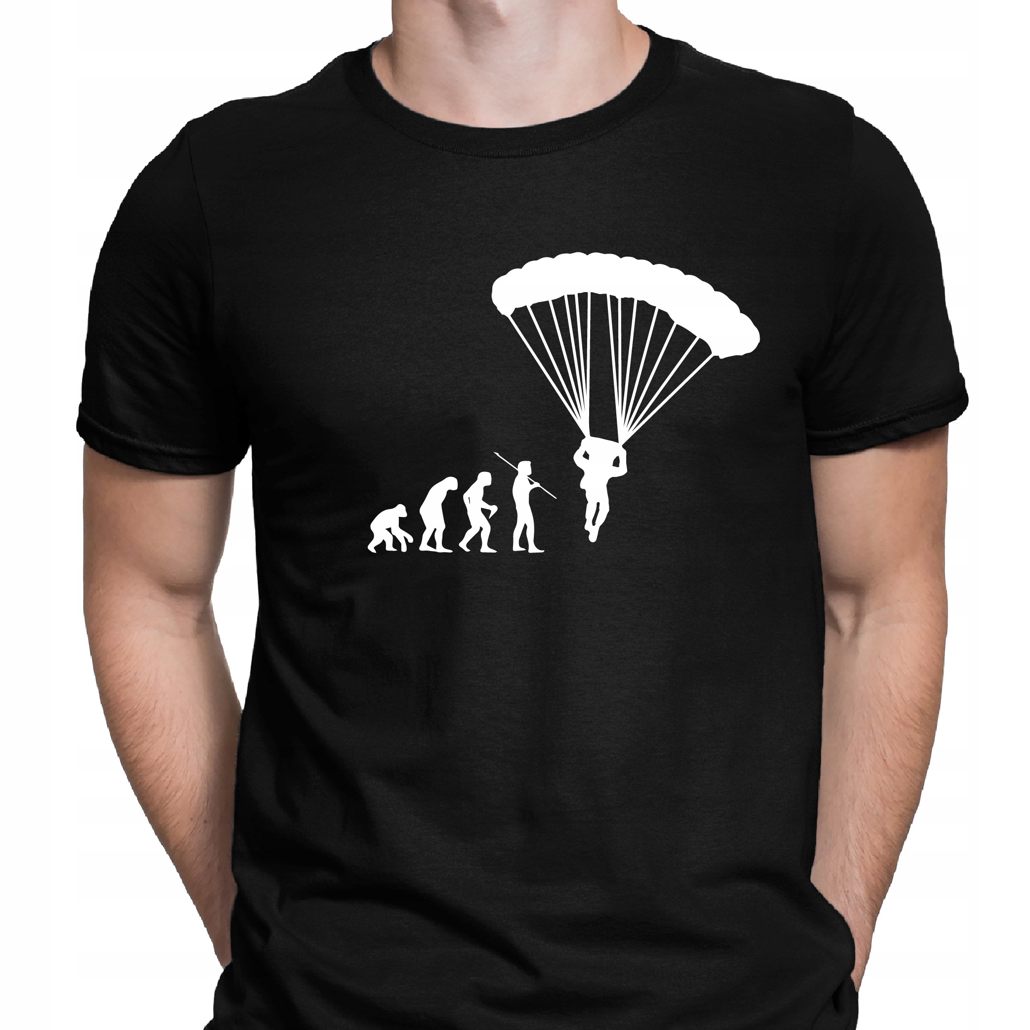 

Tshirt Spadochron Ewolucja Spadochroniarz