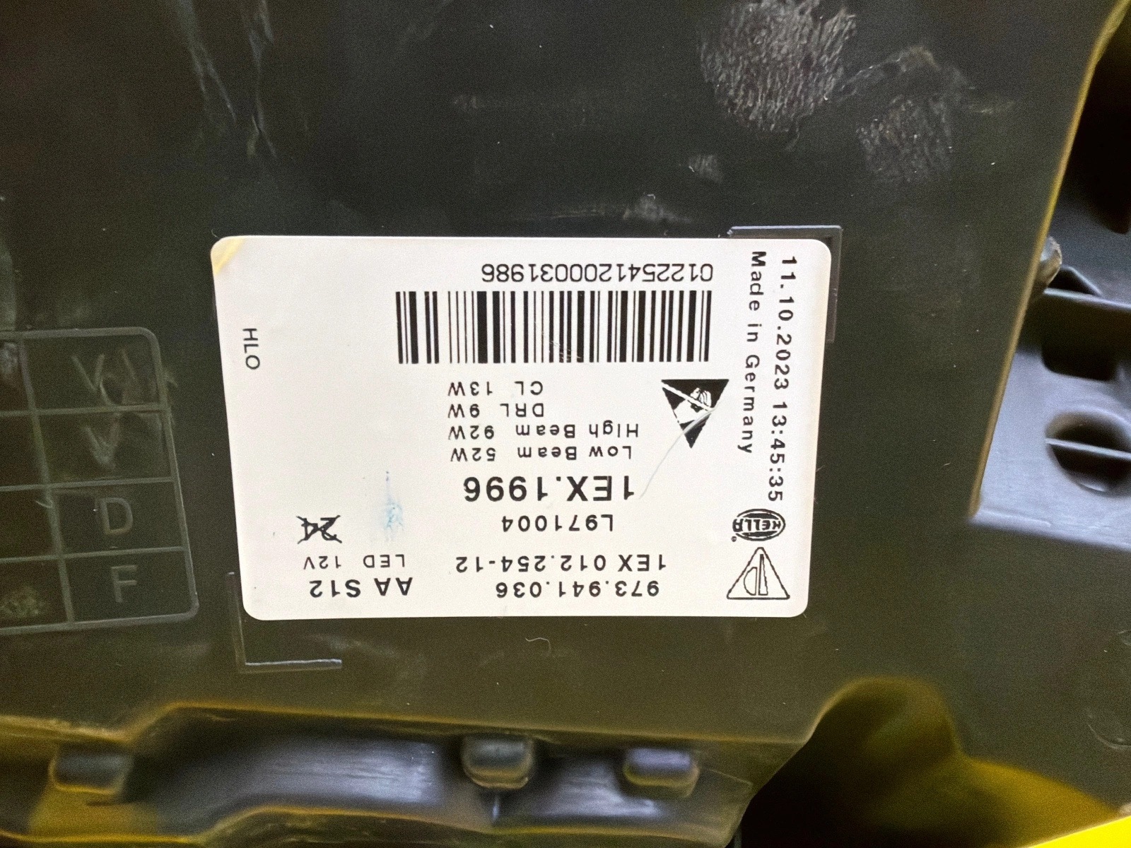 light right Porsche Panamera 973941036 Matrix GTS