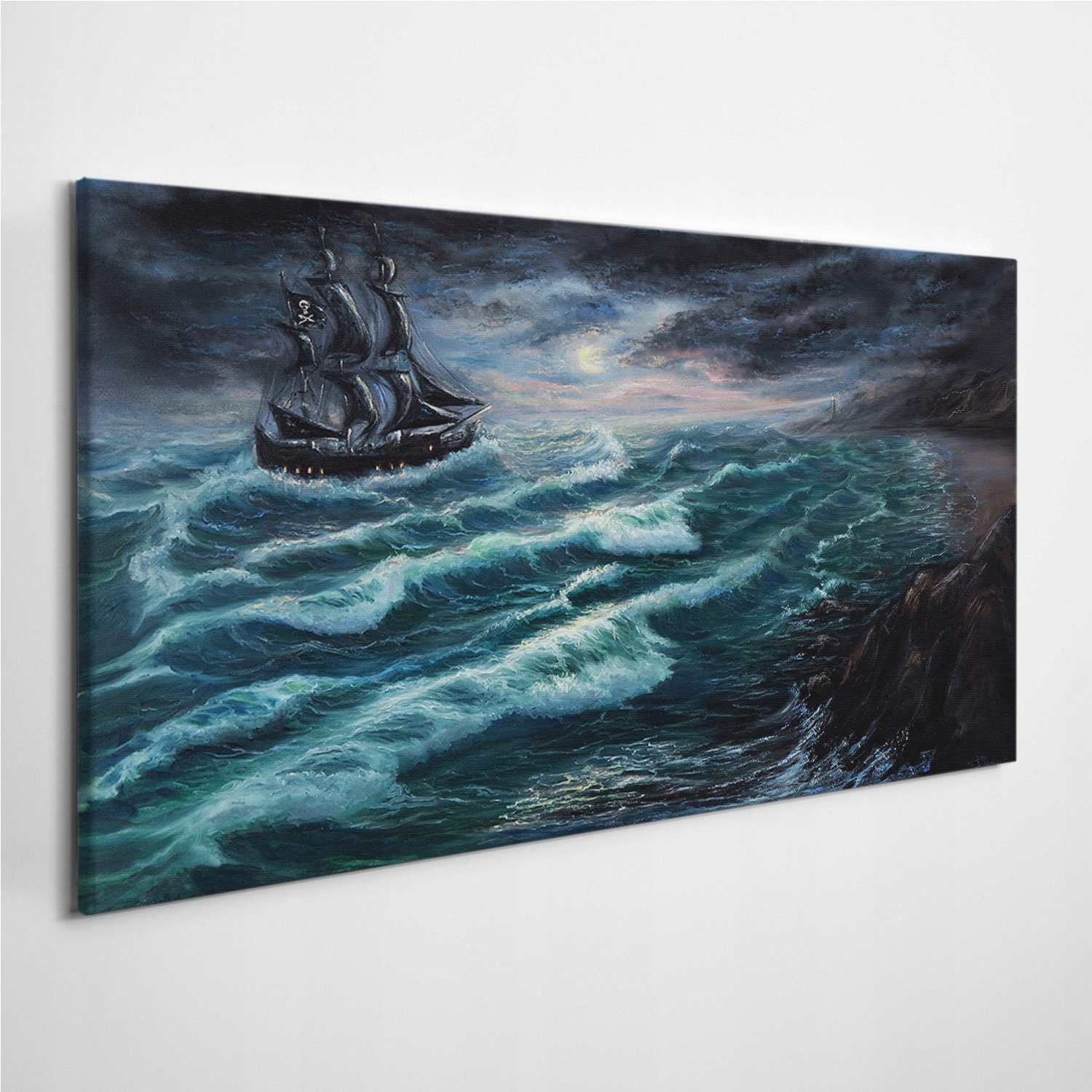 

Fotoobraz z zdjęciem Ocean Piraci Sztorm 120x60 cm