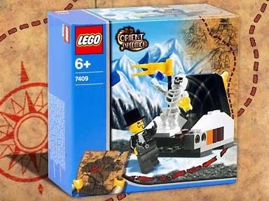 LEGO 7409 Orient Expedition - Tajemnica Grobowca, Lord Sam Sinister, 2003 r
