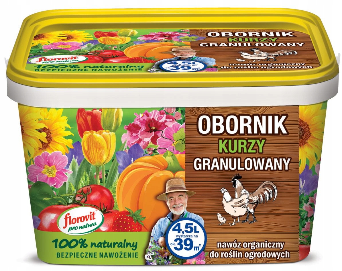 

Obornik Kurzy Florovit 4,5L Granulowany Wiadro
