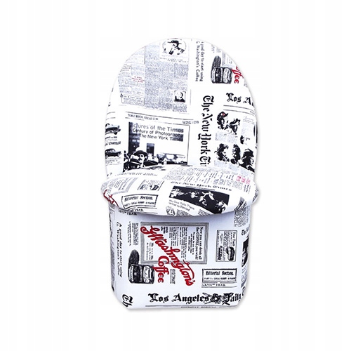 Fotel - puf z oparciem KRASNAL motyw Gazeta Kod producenta 191