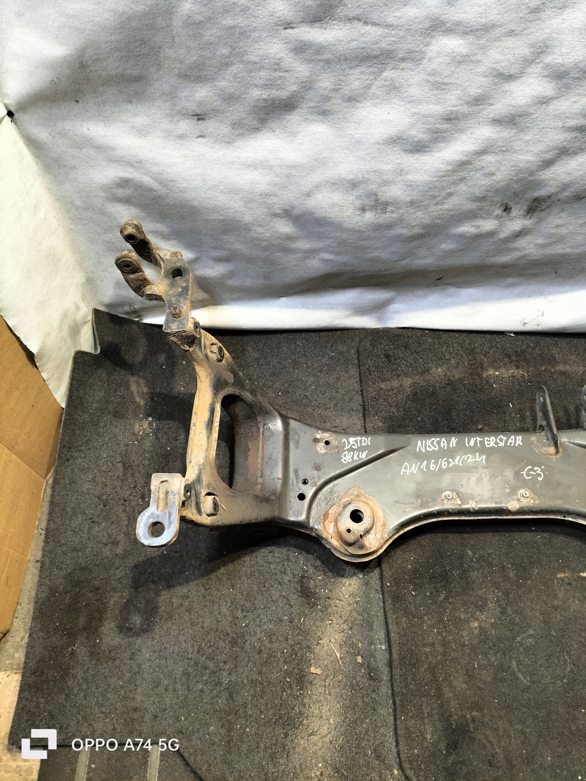 RENAULT MASTER II NISSAN INTERSTAR 2008R 2.5 DCI axle beam subframe