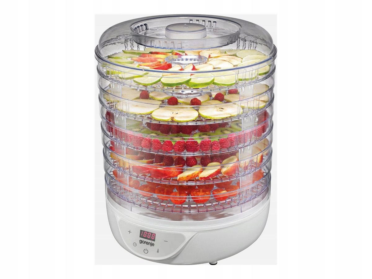 Gorenje Sušička potravin FDK24DW Příkon 380 W Počet sít 5 Teplota