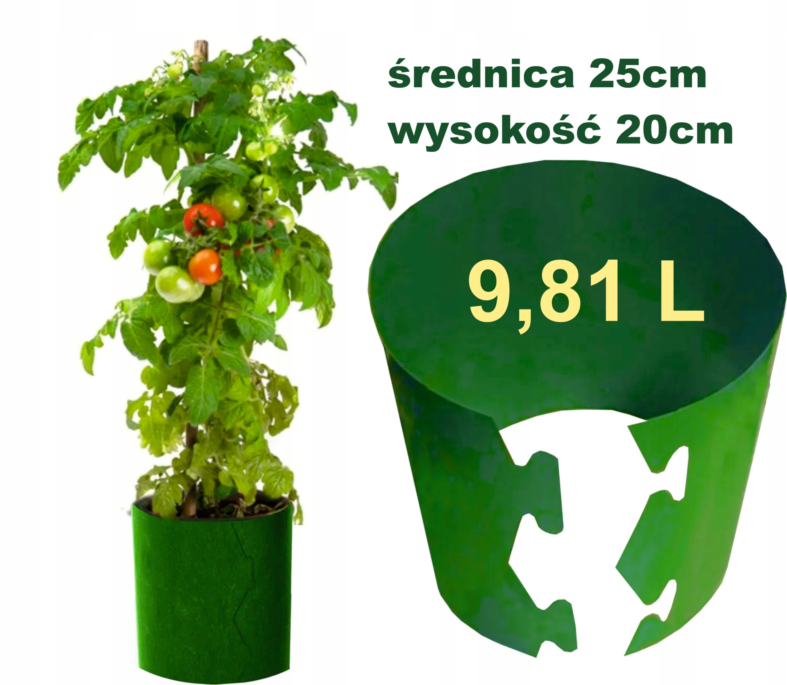 Spínací květináče pro pěstování zeleniny 25x20 55 ks