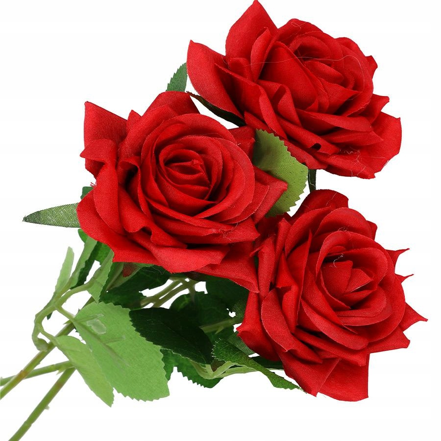 

Róża Róże Piękne Sztuczne Kwiaty Gałązki 3szt