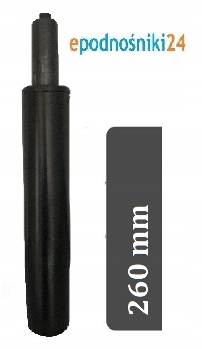 

Siłownik podnośnik fotela 260 mm Czarn 150 Kg 4 Kl