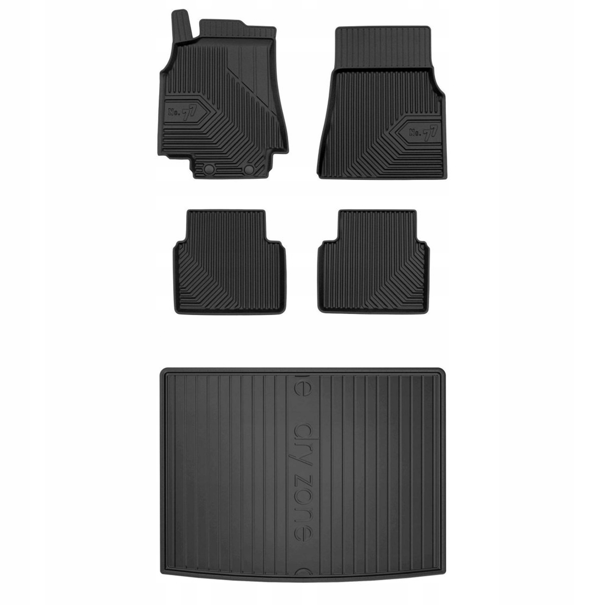 Gumová sada koberčekov a rohoží Mercedes-Benz trieda B W245 2005-2011