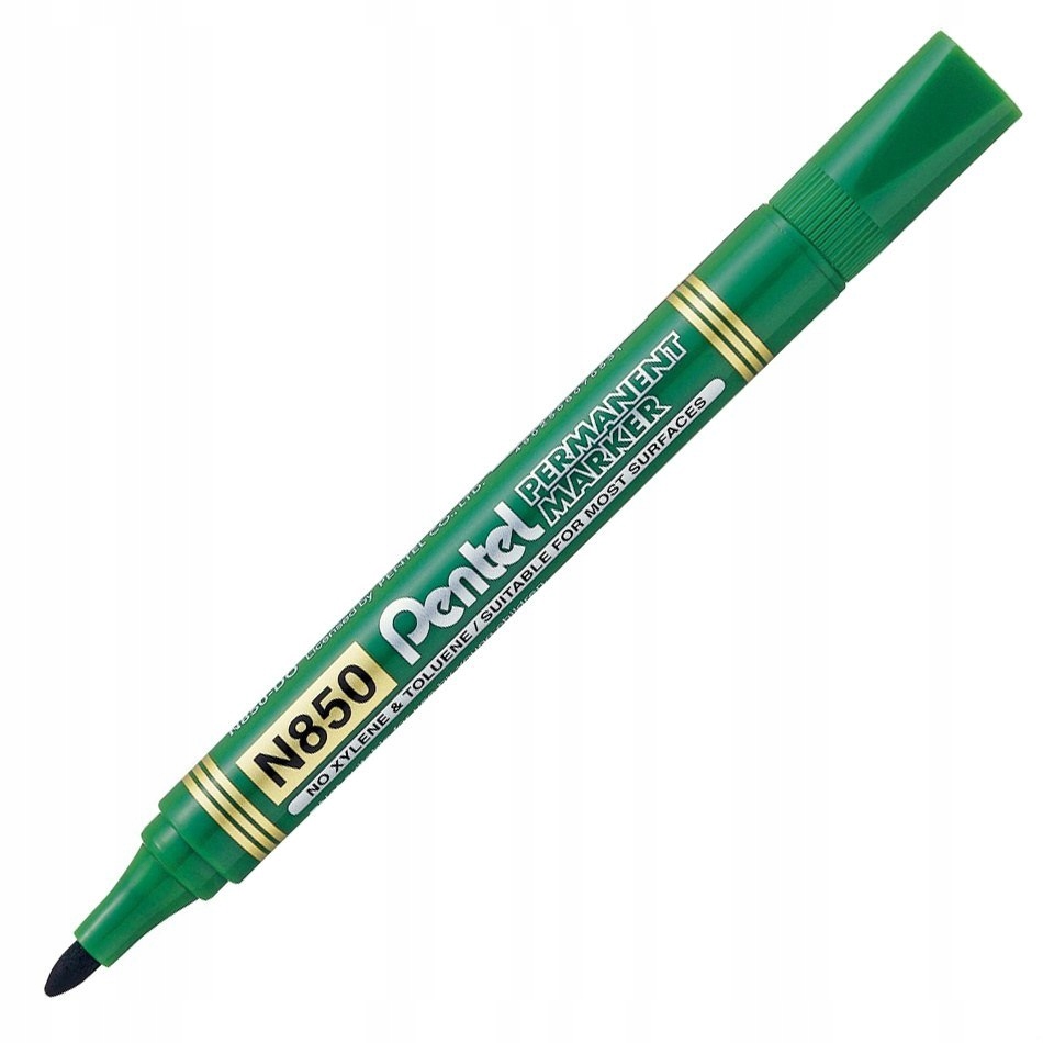 

Marker permanentny Pentel N850 okrągły zielony
