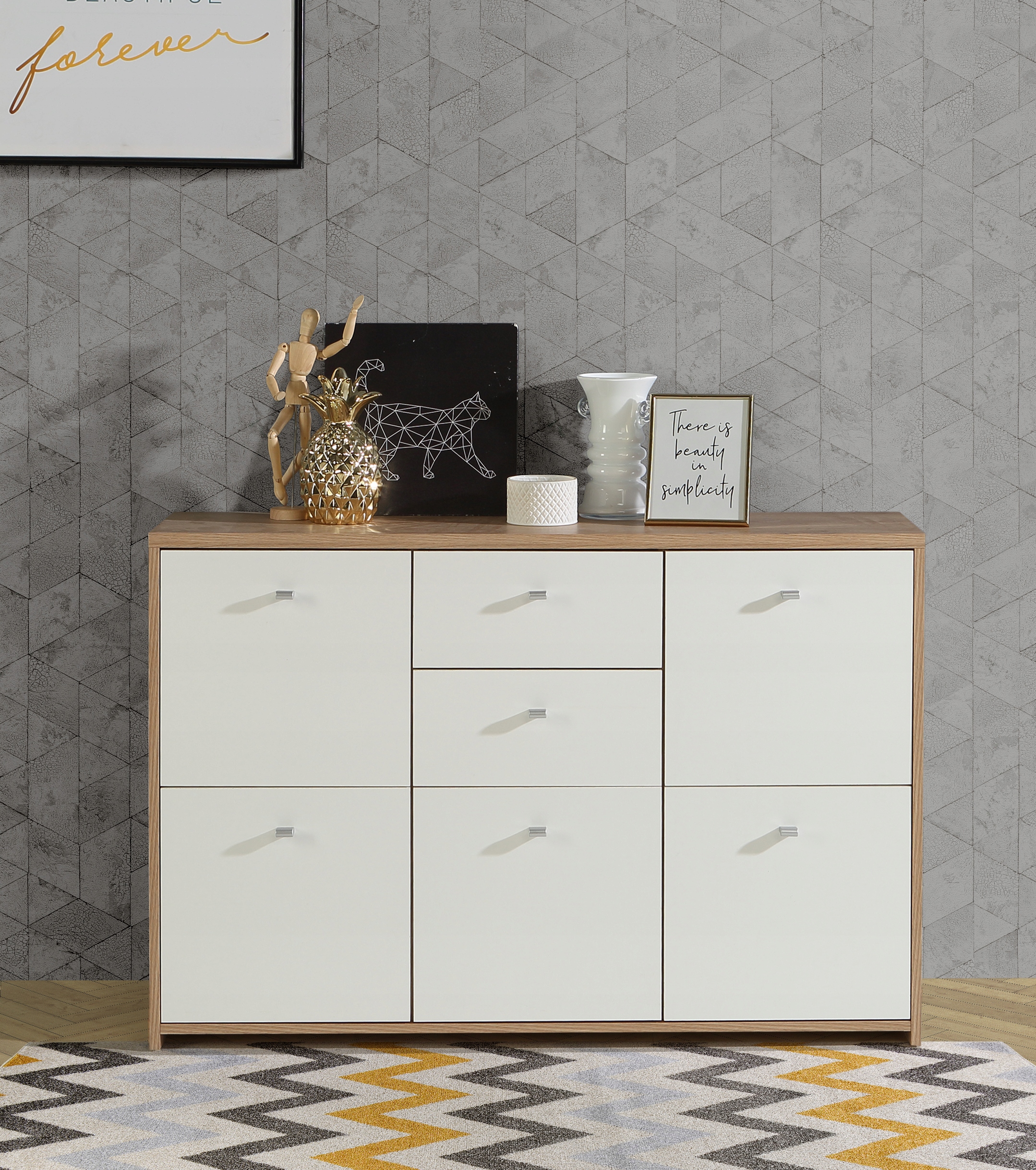 Komoda BEST CHEST SQNK233, FORTE, GRATISY, szybko Kolor mebla dąb artisan