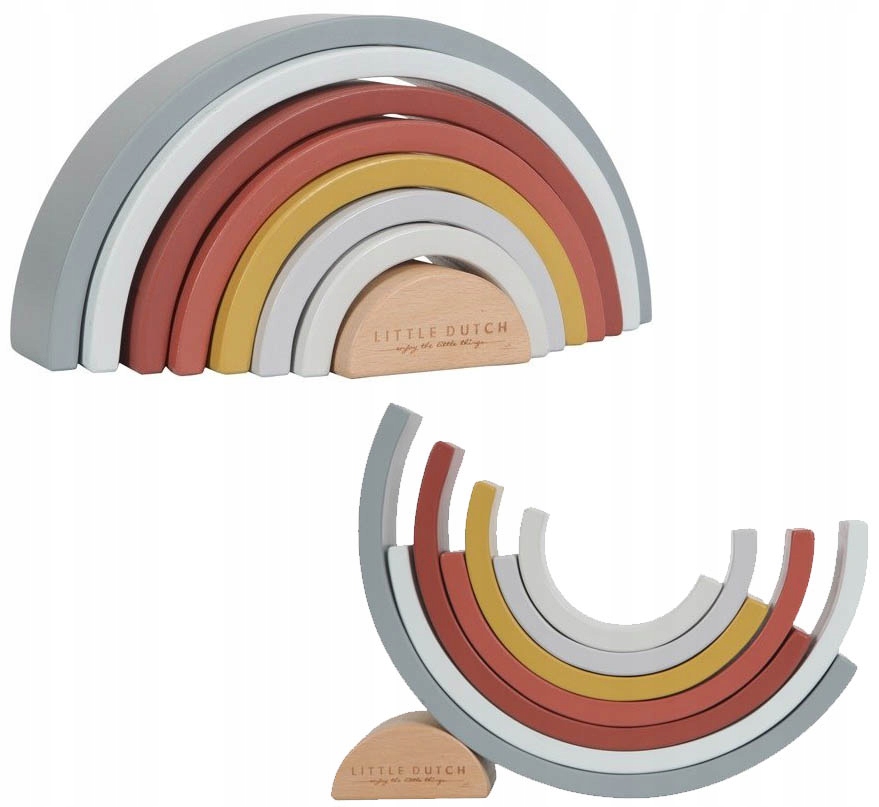 LITTLE DUTCH ДЕРЕВЯННЫЙ РАДУГА PURE & NATURE