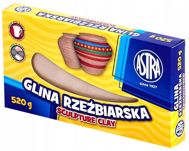 

Astra Glina Masa Rzeźbiarska Do Modelowania 520g