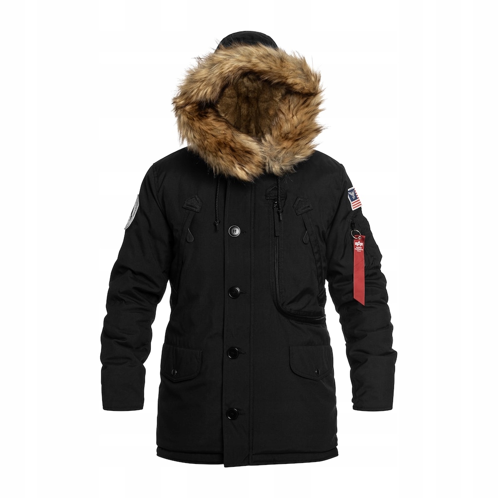 Alpha Industries pánská bomber bunda s kapucí Polar Jacket velikost 3XL