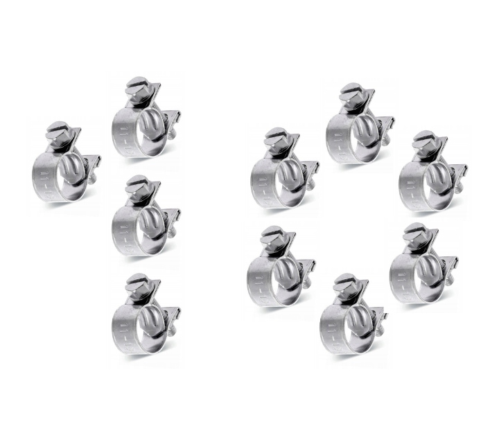 Opaska zaciskowa obejma ślimakowa 23-25 mm Ocynkowana Gbs W1 Mini 10 sztuk