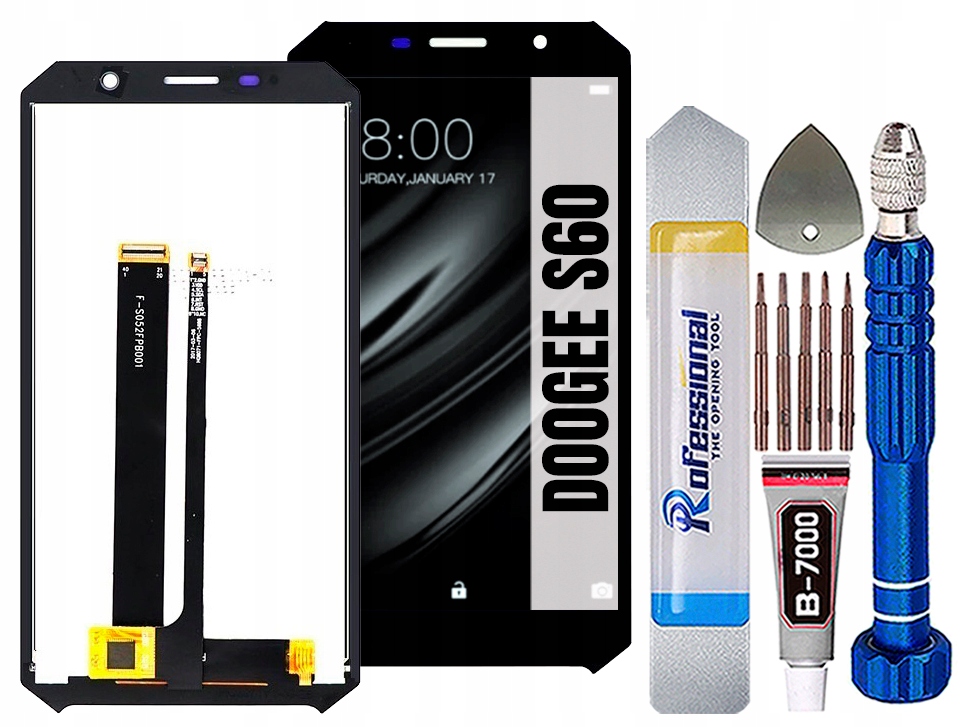 Doogee S60 S60 Lite LCD displej Obrazovka