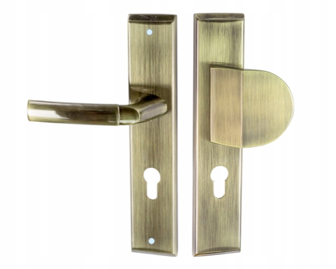 Klika-úchyt Na Dveře Speciální 72 Vložka Patina P