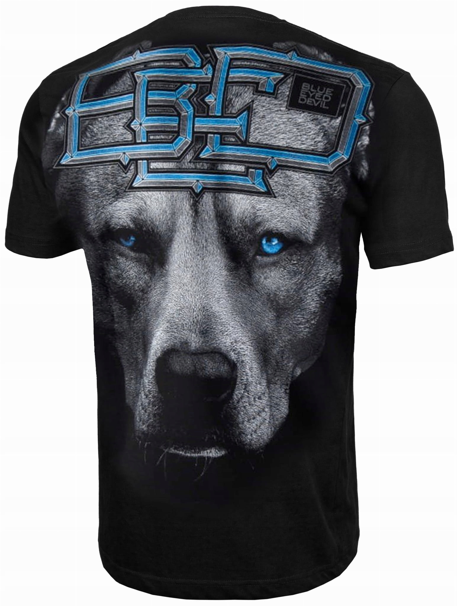 Koszulka Pit Bull tshirt męski Blue Eyed Devil L