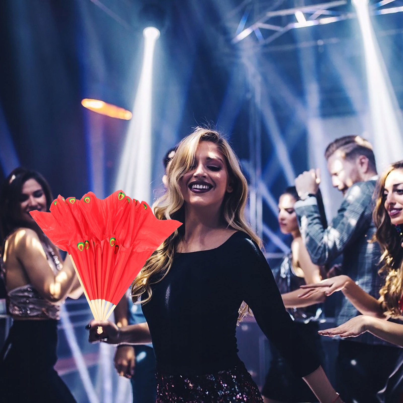 WENTYLATOR SKŁADANY WENTYLATOR RĘCZNY wielokrotnego użytku WENTYLATOR SKŁADANY Marka bez marki