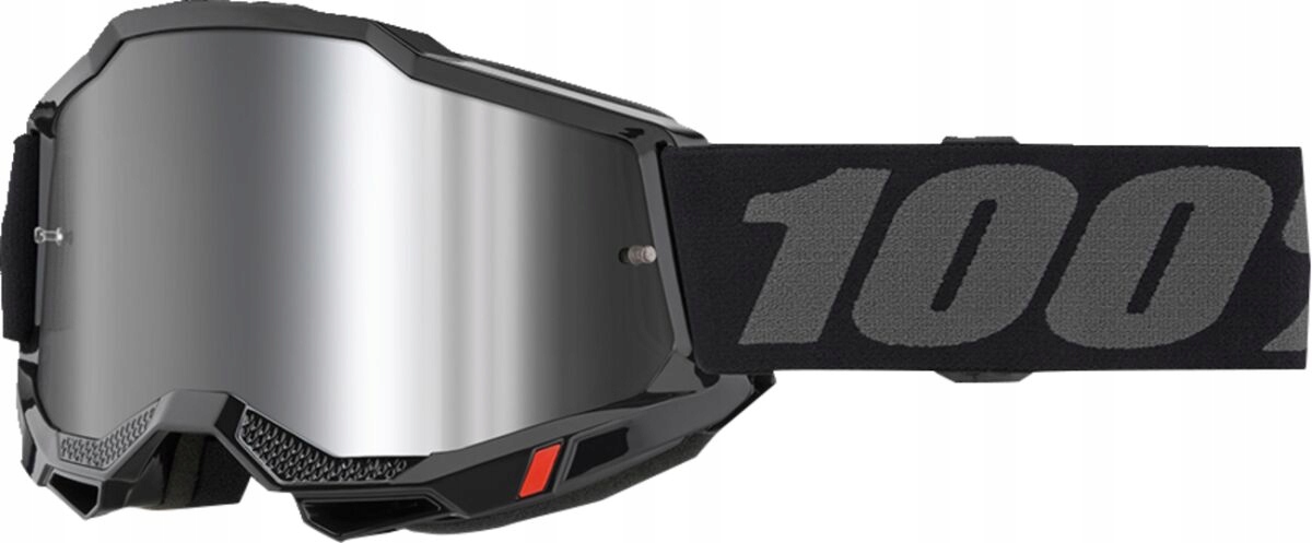 Moto Okuliare Cross Enduro Quad 100 % Accuri 2 Black Mr Sl Čierna