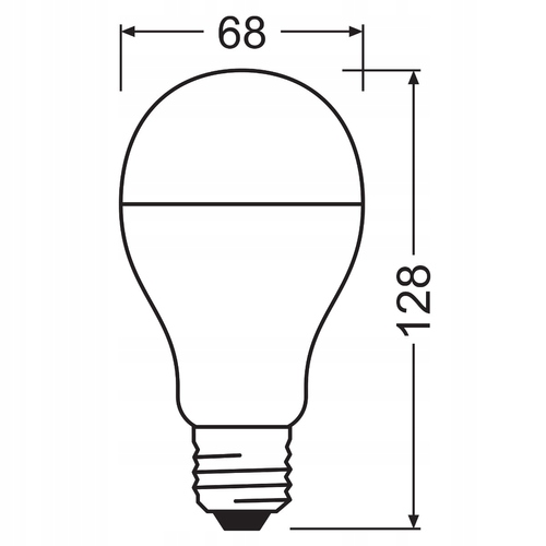 ŻARÓWKA LED E27 A60 19W = 150W 2452lm 4000K OSRAM Marka Osram