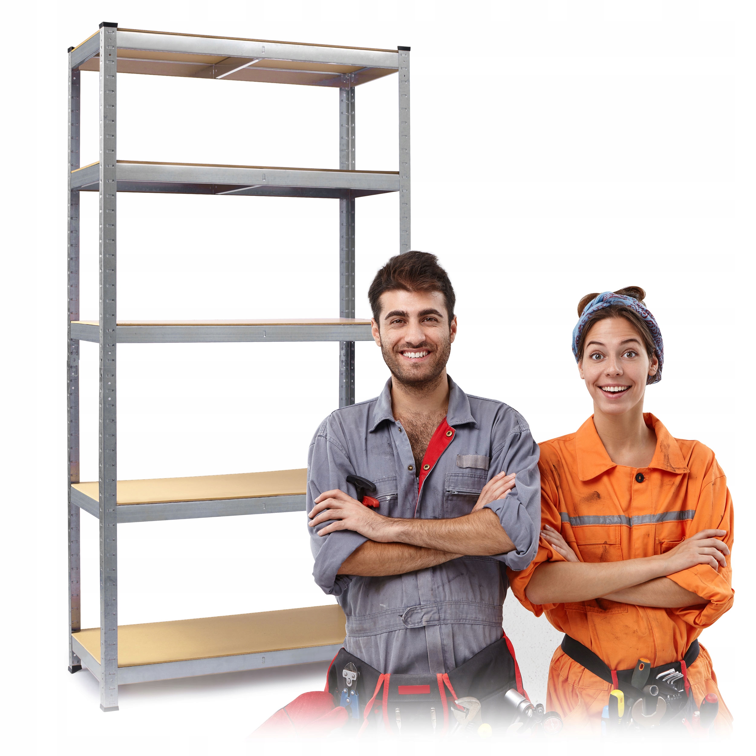 REGAŁ MAGAZYNOWY 2w1 METALOWY 180x90x40cm HUMBERG Producent Humberg