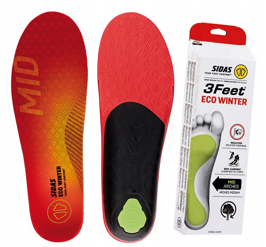 Vložky do bot Sidas 3Feet Eco Winter MID S (37-38)
