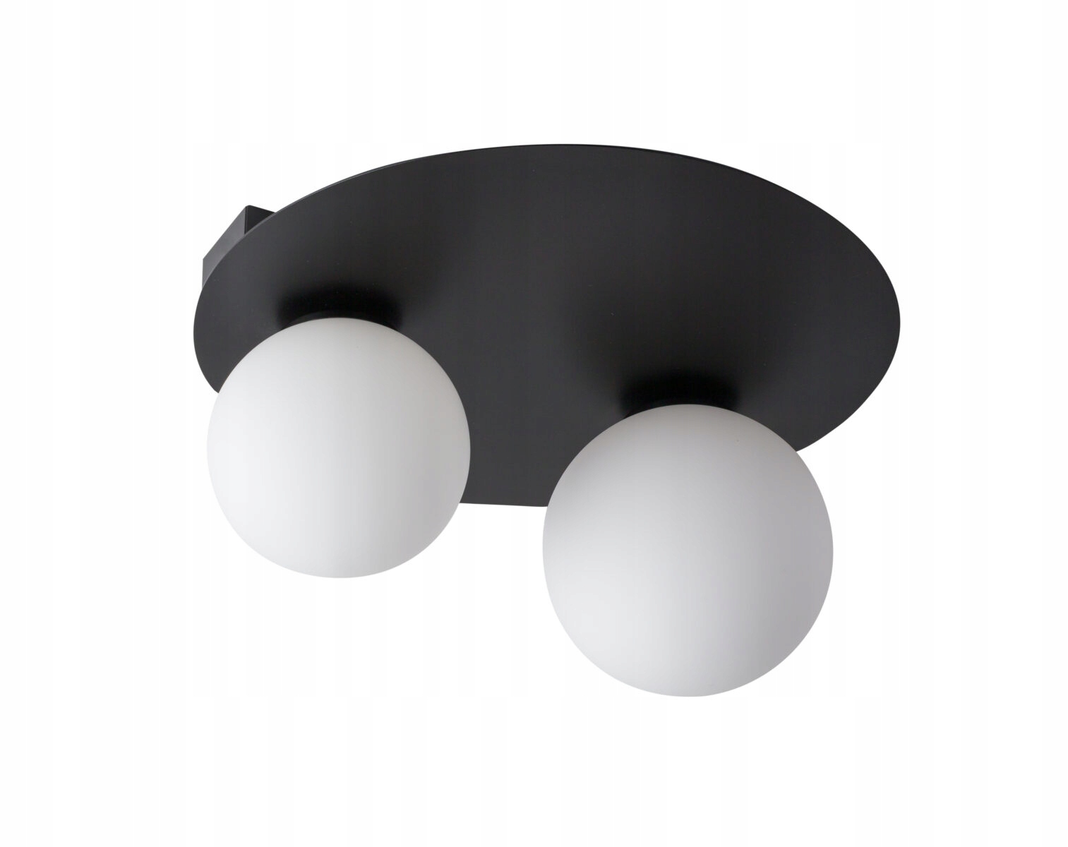 Stropné Svietidlo Sigma Lighting Argon 2 čierne sklenené tienidlo biely 2xG9 33 cm