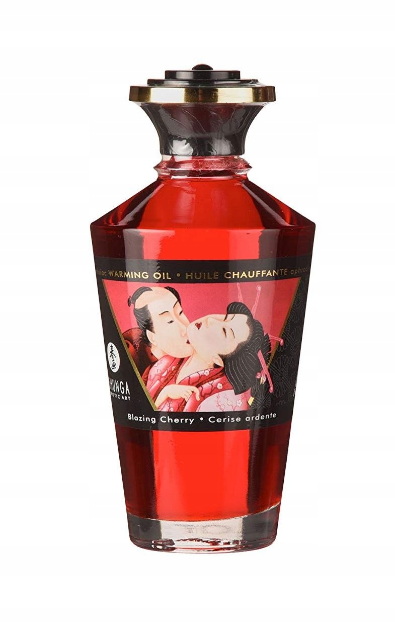 ROZGRZEWAJĄCY OLEJEK DO MASAŻU SOCZYSTA WIŚNIA Pojemność 100 ml
