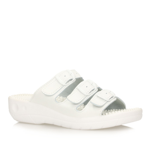 

Klapki fakirki Worishofer KF-03 białe