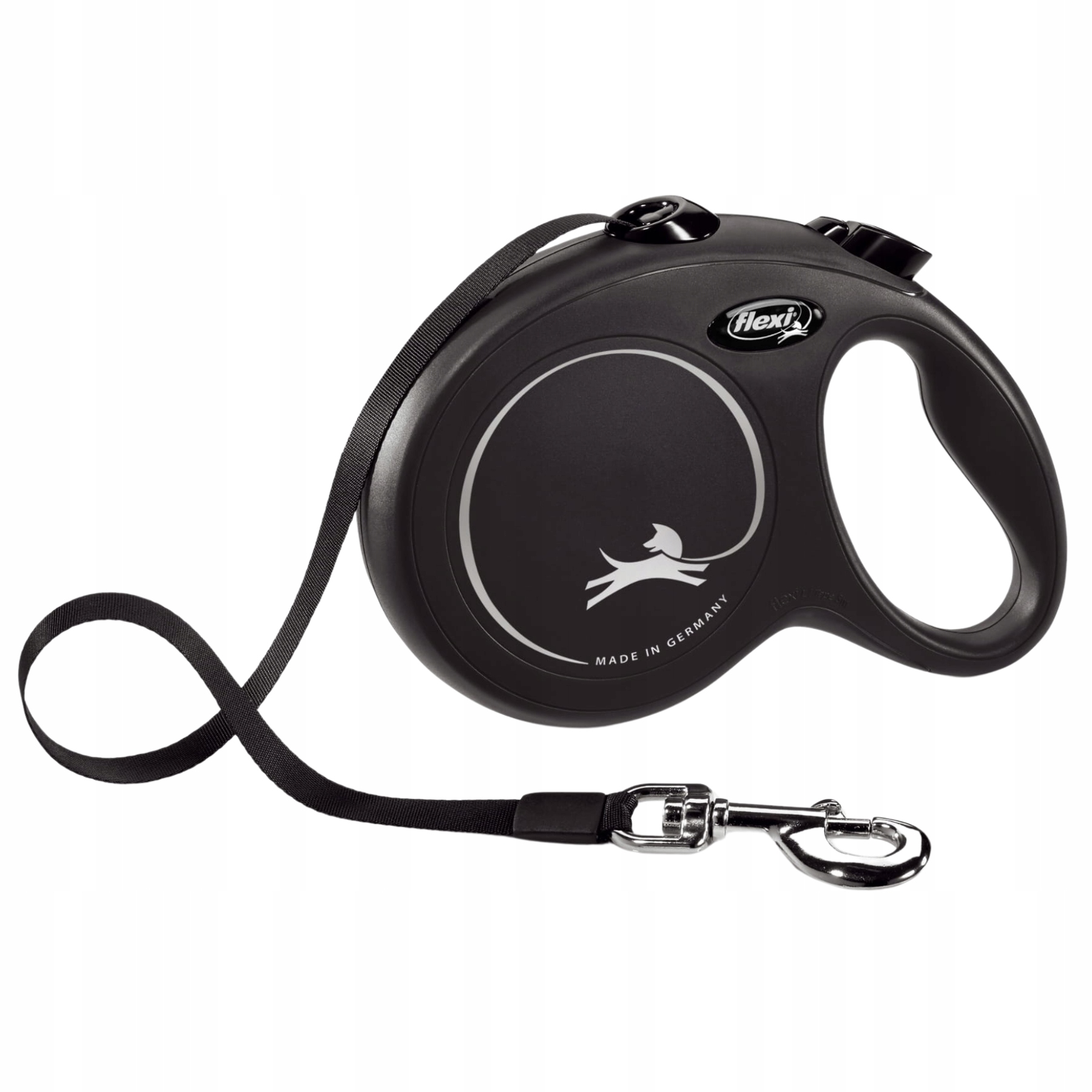 Levně Flexi New Classic Vodítko páska L 5m/50kg černá