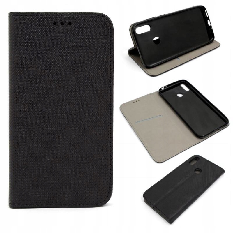 

Etui Obudowa Magnet do Asus Zenfone Max M2 czarny
