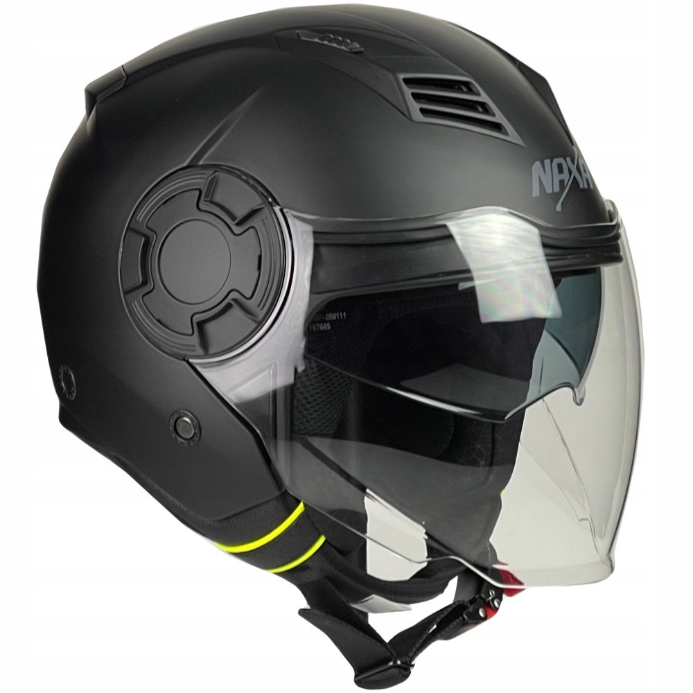Kask Otwarty Skuter Naxa S23 blenda czarny mat XL